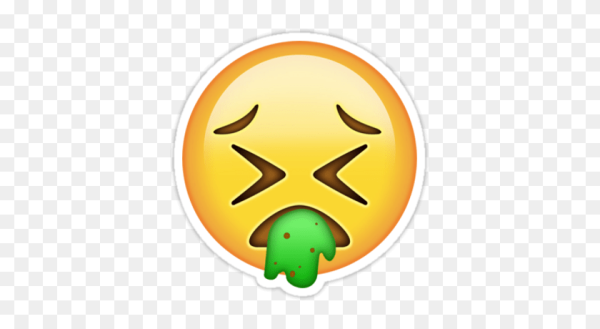 Emoji тошнит