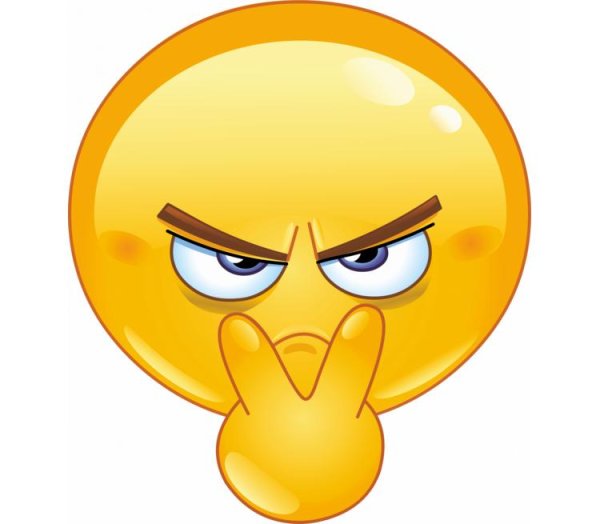 Угрожающий смайлик