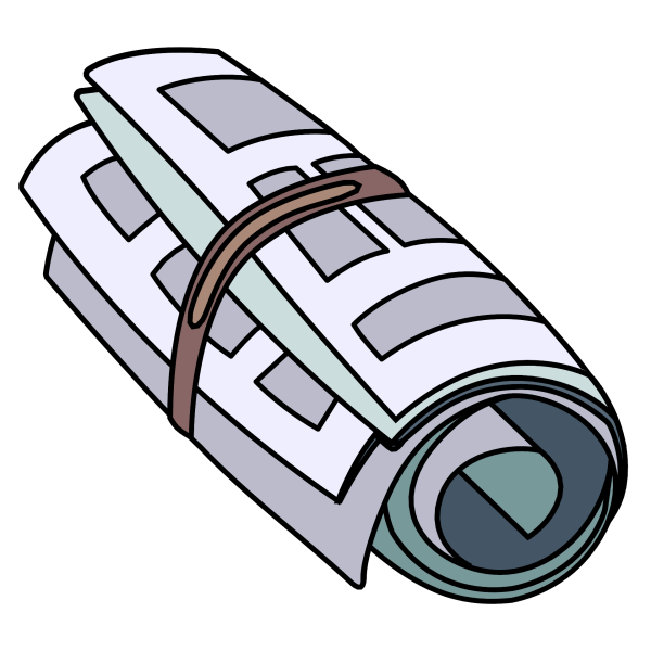 Смайлик с газетой