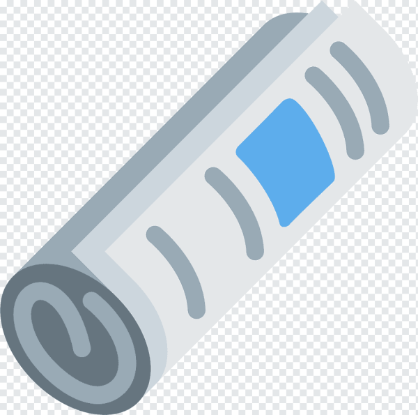 Свернутая газета вектор