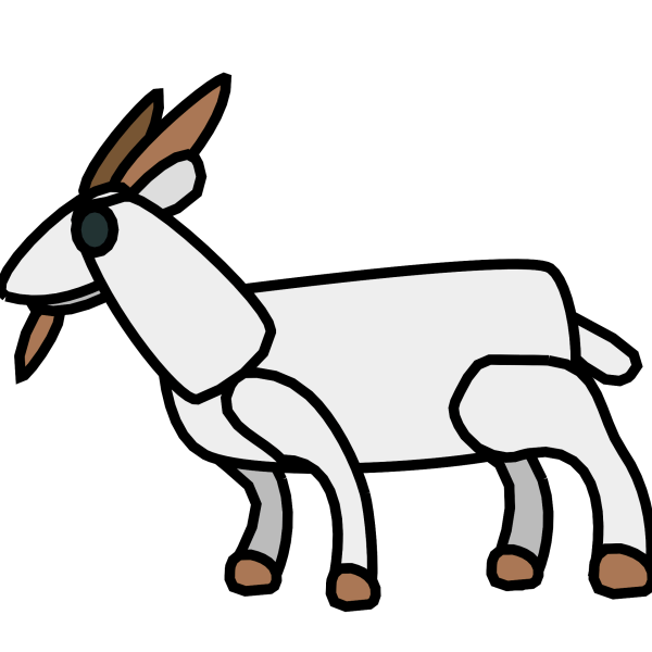 Эмодзи коза заяц