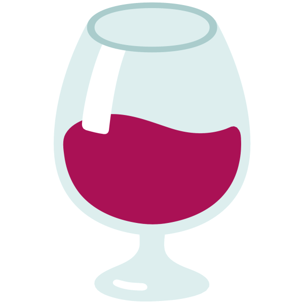 ЭМОДЖИ бокал вина