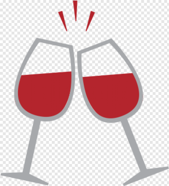 Смайлик два бокала вина