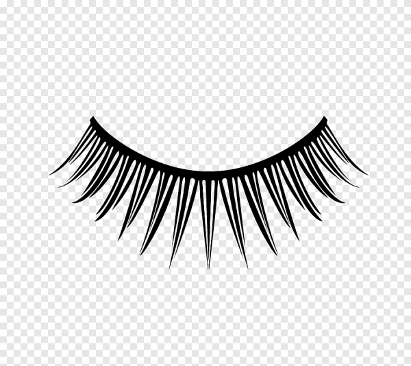 Реснички на прозрачном фоне
