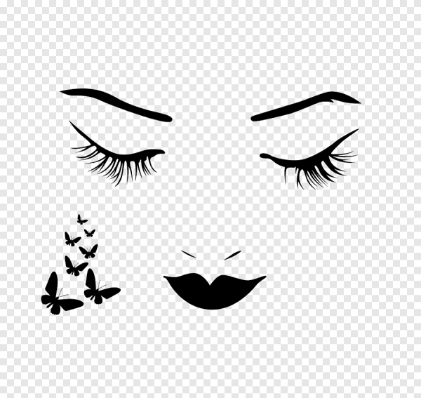 Ресницы силуэт