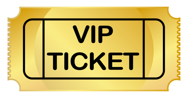 Билет на прозрачном фоне