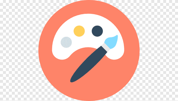 Иконка Paint в аниме стиле