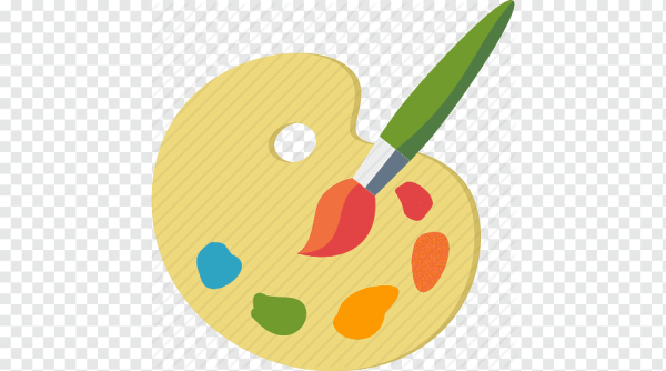 Краски с кисточкой