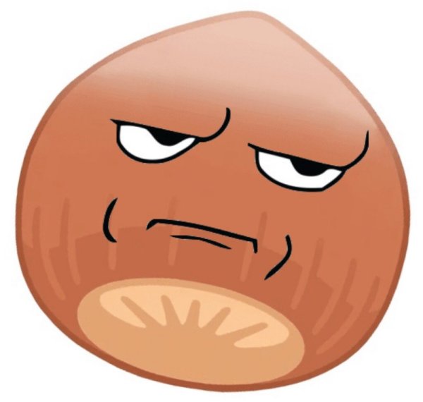 Стикеры Фруктовощи орех