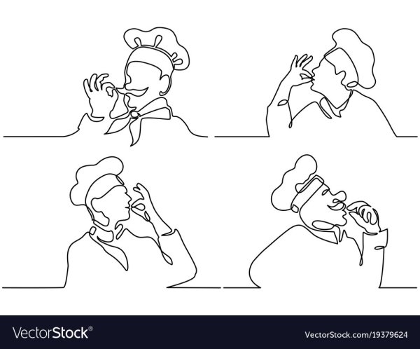 Трафарет повара