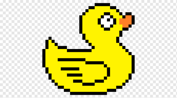 Уточка в пикселях