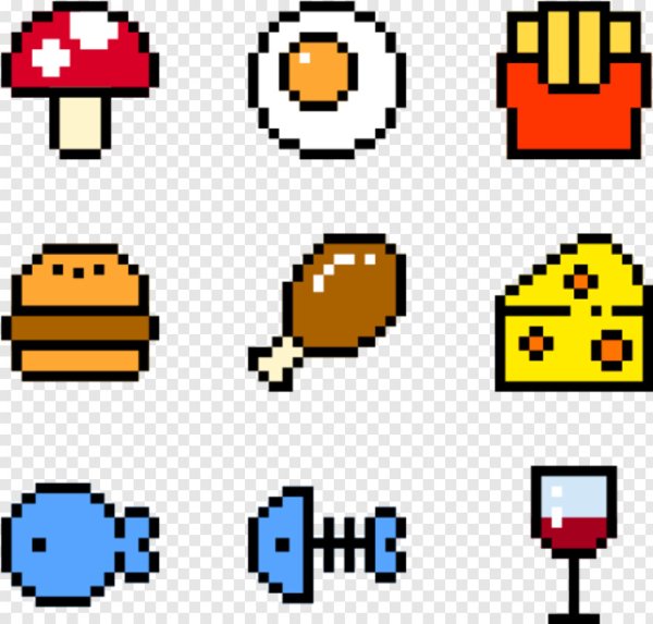 Пиксельные рисунки маленькие