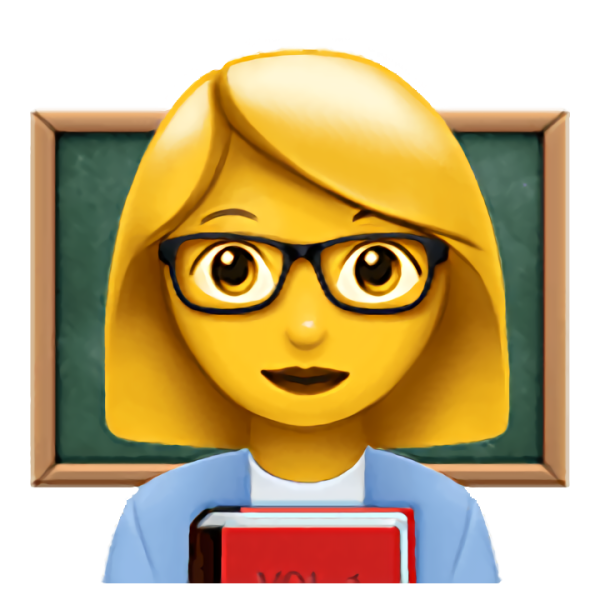 Эмодзи айфон учитель
