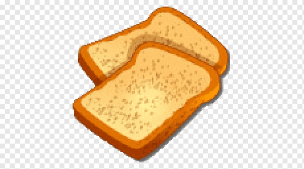 Ломтик хлеба мультяшный