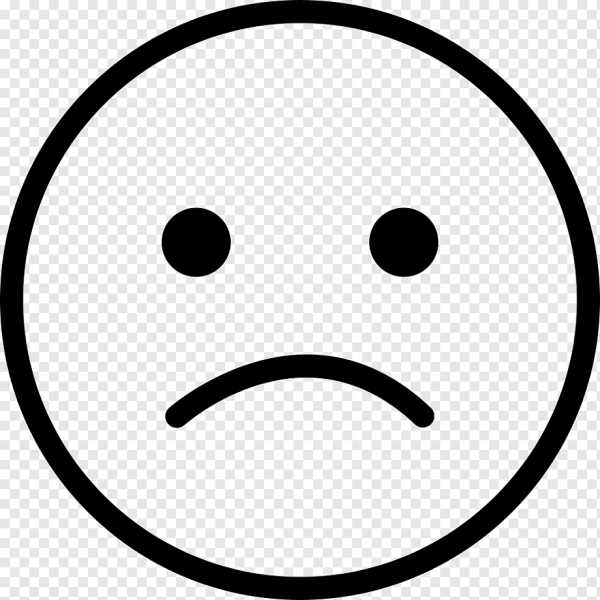 Грустный смайлик