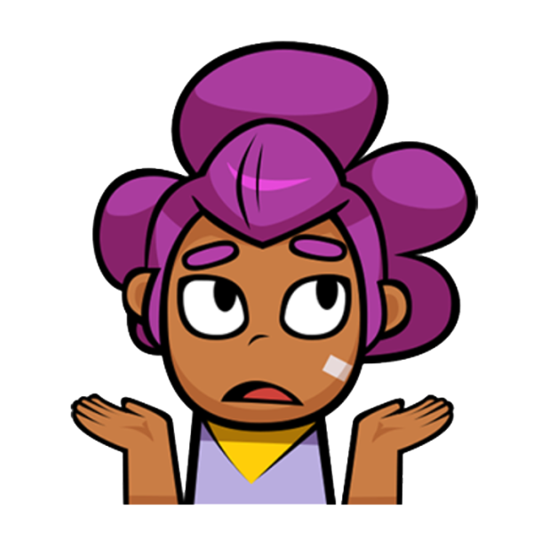 Brawl Stars эмодзи Шелли