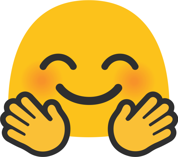 Смайлик обнимаю