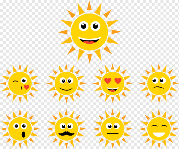 Компьютер солнце вектор