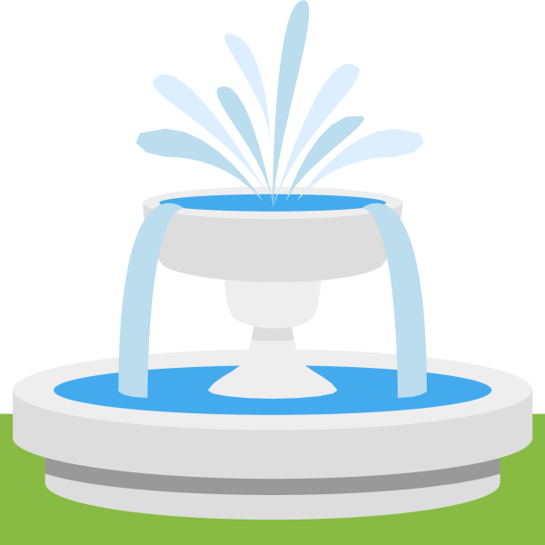 Фонтан мультяшный