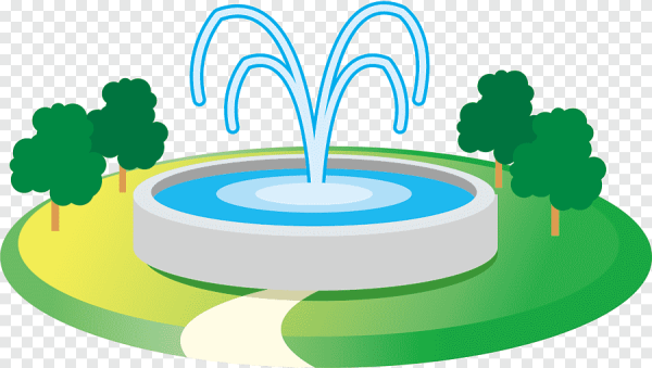 Фонтан вектор