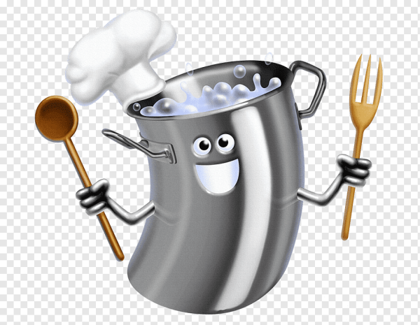 Посуда для повара мультяшный