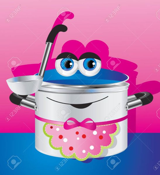 Кастрюля с глазами