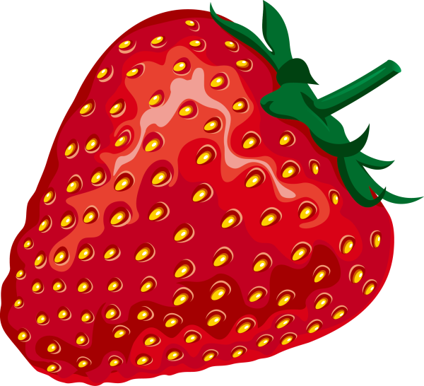 Клубника мультяшная
