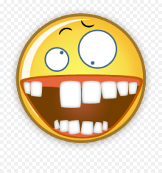 Смайлик без зубов