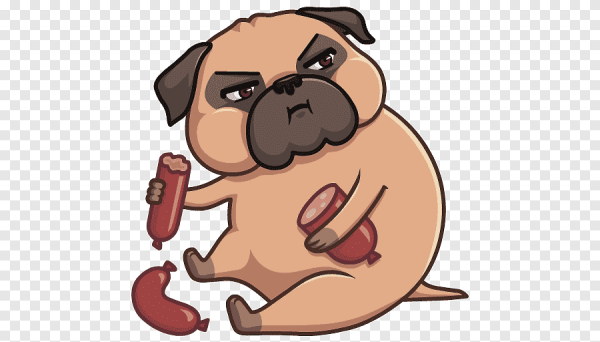 Стикер собака