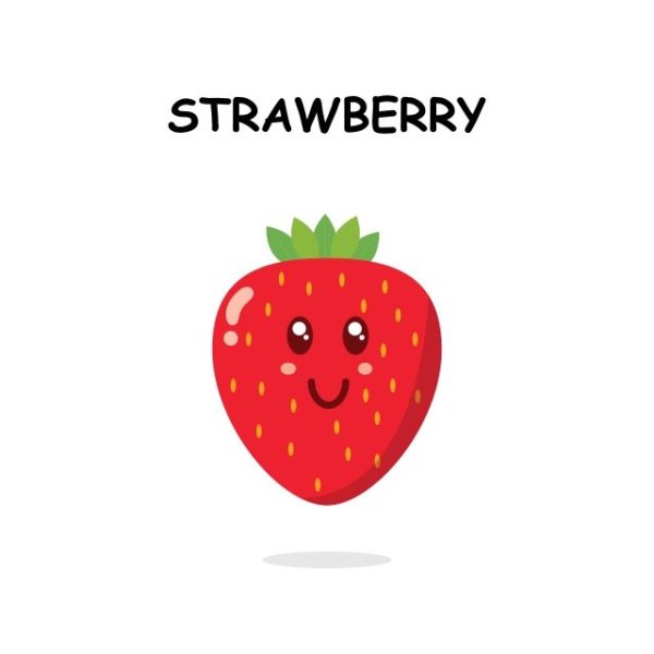 A Sad Strawberry picture for Kids
