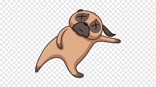 Стикеры Мопс Бун