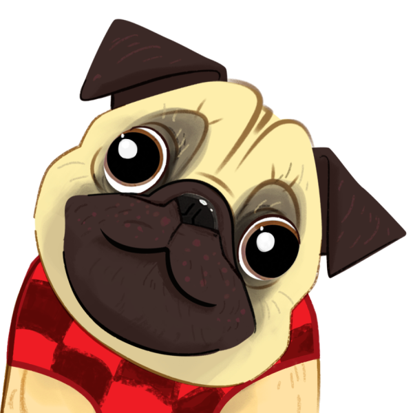 Мопс эмодзи