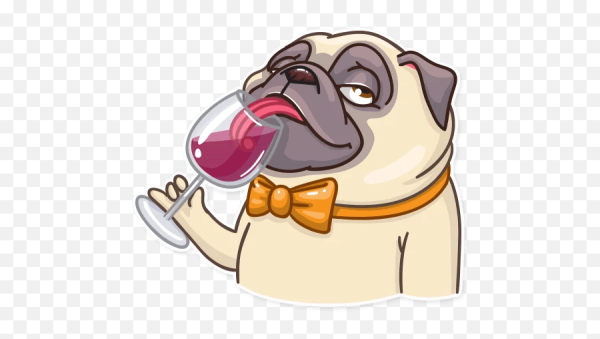 Стикеры Мопс