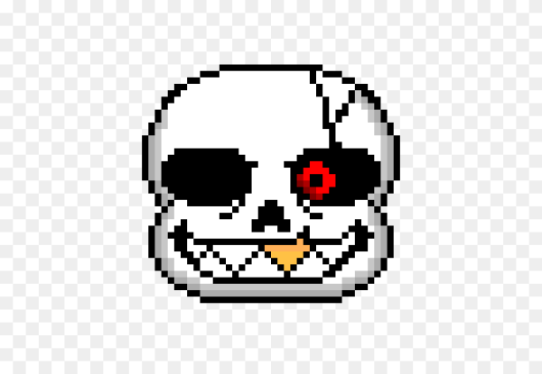 Underfell Sans head Sprite