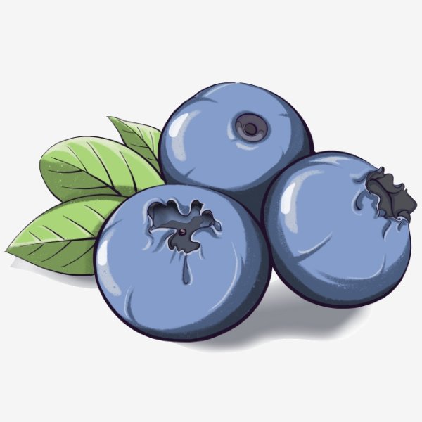 Черника мультяшная