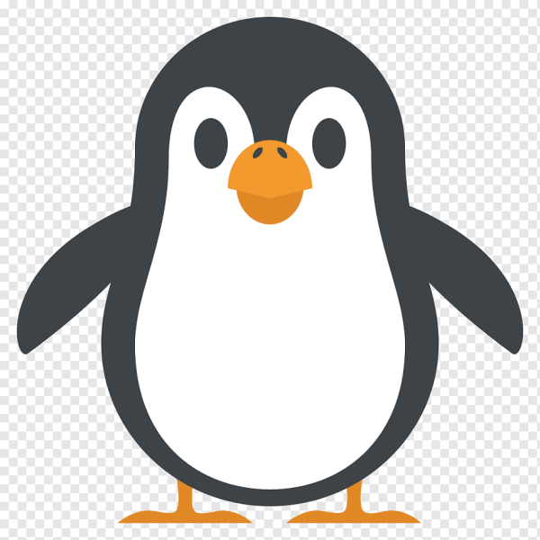 Смайлик эмодзи Пингвин