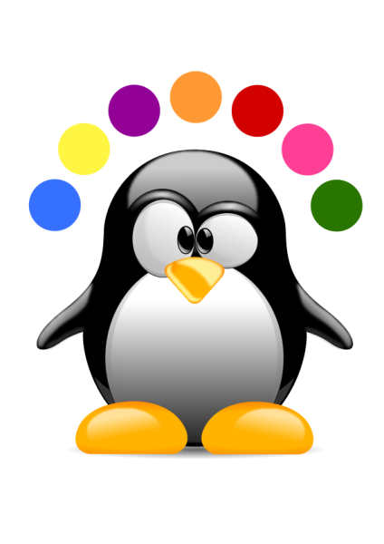 Пингвин значок