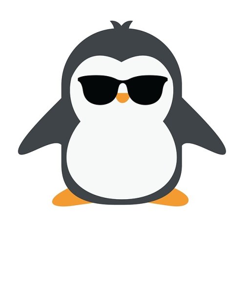 Смайлик Пингвин в айфоне