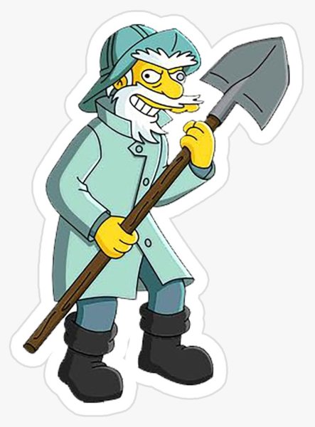 Могильщик из Симпсонов