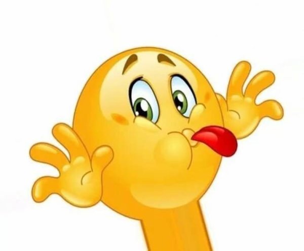 Смайл показывает язык