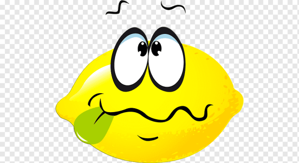 Смайлики кислом лицом