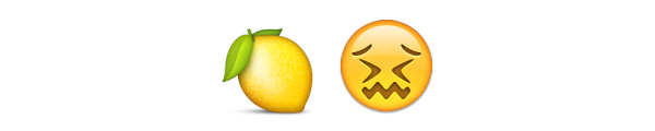 Лимон смайлик айфон