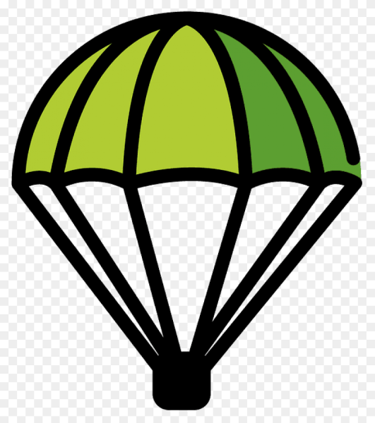 Смайлик парашютист