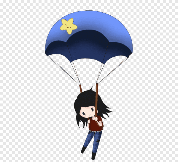 Парашютист мультяшный
