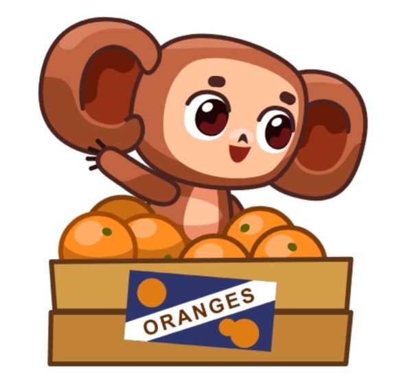 Стикеры Чебурашка