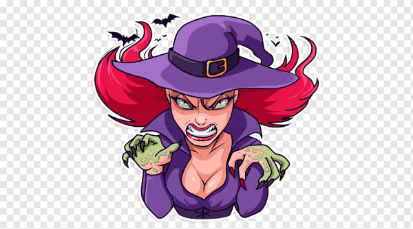 Телеграмм Стикеры Morgana the Witch