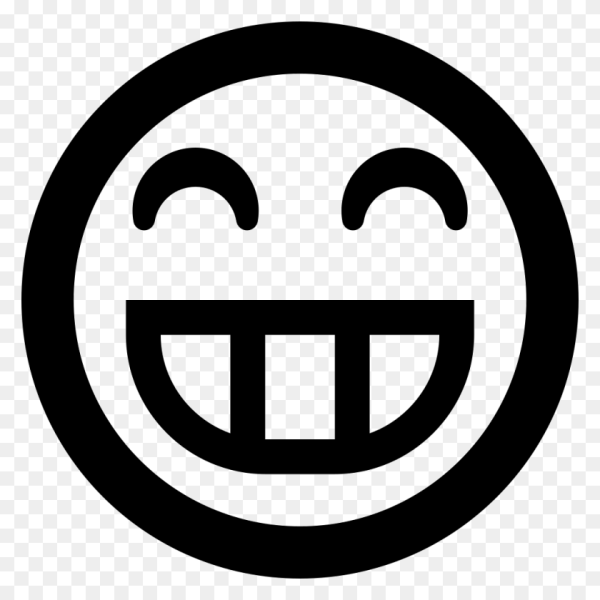 Улыбающееся лицо значок