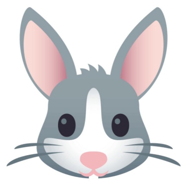 Морда кролика эмодзи