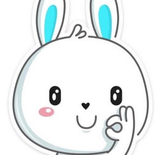 Зайчики смайлики милые