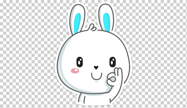 Смайл зайчик